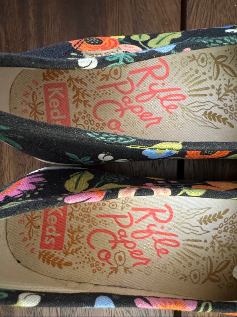 Rifle Paper Co. x Keds Collab Double Decker Slip-On Sneakers - Picture 4 of 6